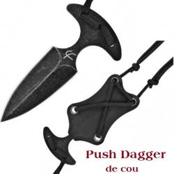 Push-Dagger moyen FP de cou lame de 6 cm
