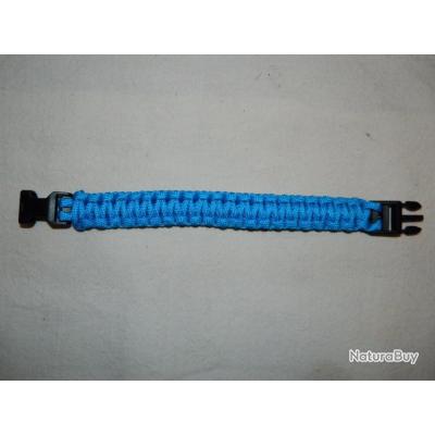 Bracelet Paracorde WB1 Noir - 23 Cm - Marque Charles Le Jeune - Neuf Avec étiquettes - Style Survival Ou Casual