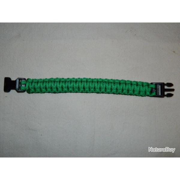 Bracelet paracorde 24cm - vert