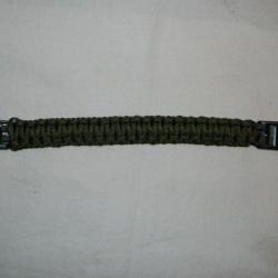 Bracelet paracorde 24cm - vert foncé