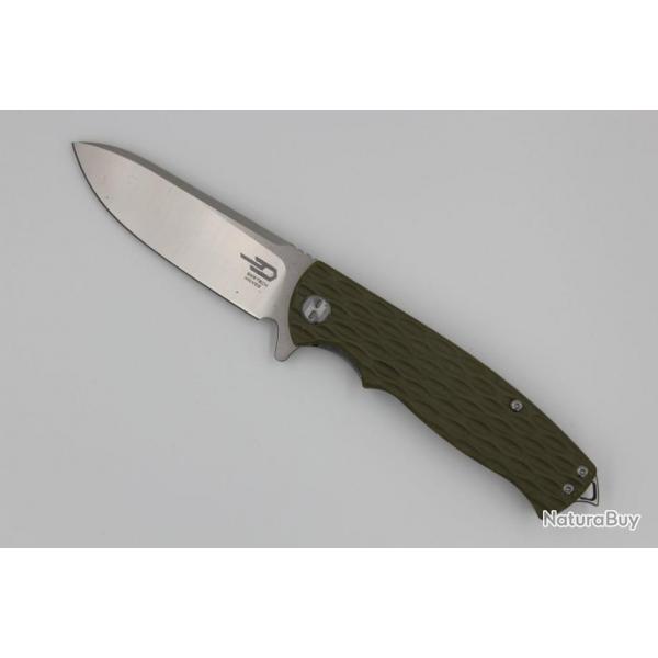 Couteau Bestech Knives Grampus Lame Acier D2 Manche Tan G-10 Linerlock BTKG02C