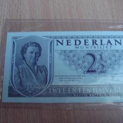 billet de 2,5 gulden de 1949 neuf nederland