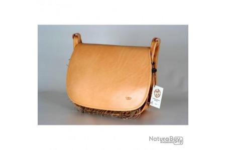 LE SAC LE SAC EN CUIR DE VACHE NATUREL Carniers et porte gibier - Main Image