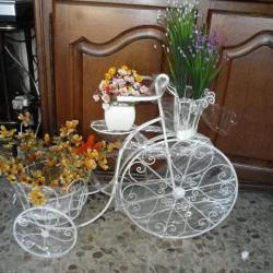 TRICYCLE SUPPORT FLORAL neuf