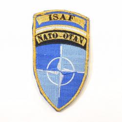 Insigne patch de bras International Security Assistance Force ISAF NATO OTAN NAOT-OTAN