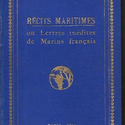 Récits maritimes ou lettres inédites de Marins Français de charles duplomd, royale marine nationale