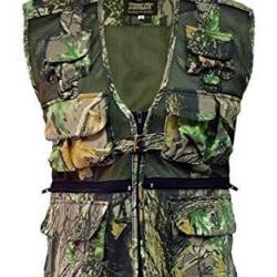 Gilet camouflage multi poches