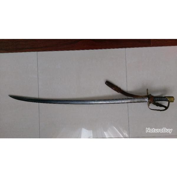 sabre chasseur a cheval modele 1790 reglementaire