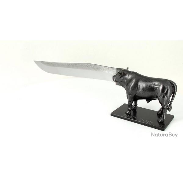 Couteau de laguiole le taureau pice unique de Benoit l artisan