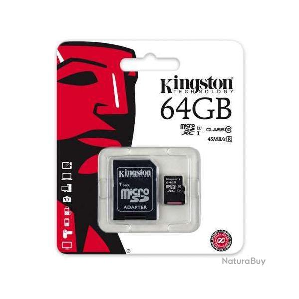 Kingston Micro SDXC 64GB Class10