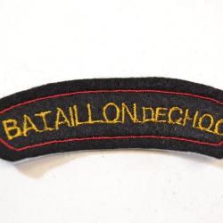 Repro patch de bras / insigne brodé BATAILLON DE CHOC (France Indochine ) Extreme Orient (D)