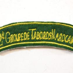 Repro patch de bras / insigne 2 GTM 2e groupe de tabors marocains France Indochine (C)