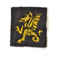 Repro insigne brodé 43e Division d'Infanterie Britanique 43 DI WWII WW2 RAOC (patch / écusson)