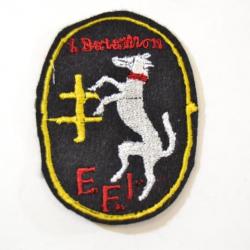 Repro insigne brodé  1er Bataillon de Marche de Loire-Inférieure FFI 1944 - 1945 (patch / écusson)