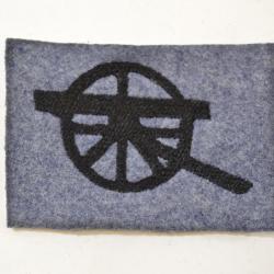 Repro insigne / attribut de manche canon de 37mm Première Guerre Mondiale. France WWI WW1 1914 1918