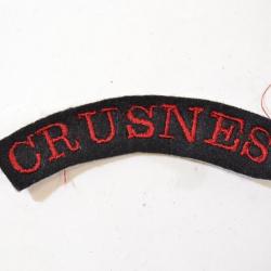 Repro titre d'épaule CRUSNES / France WWII WW2 Deuxième Guerre Mondiale, insigne d'épaule