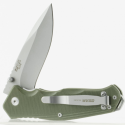 Couteau Bear Edge Sideliner OD Green Manche G-10 Lame Acier 440C Linerlock Made In USA BC61102