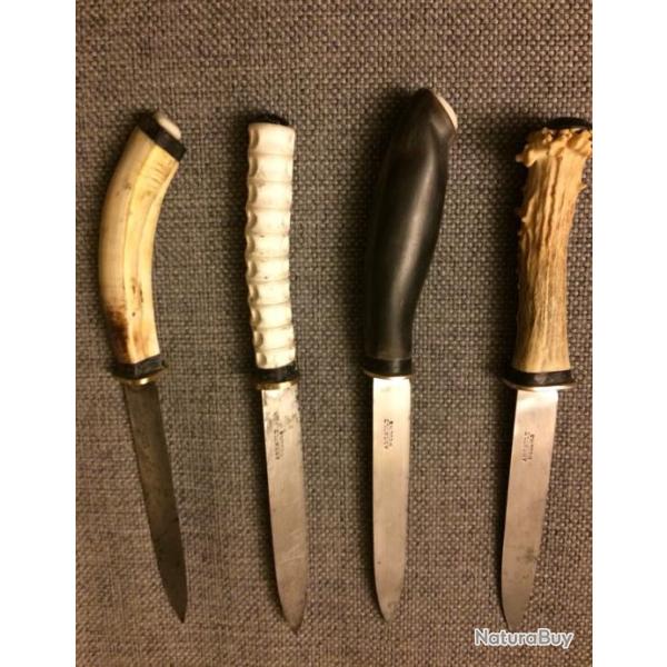 Quatre couteaux de collection