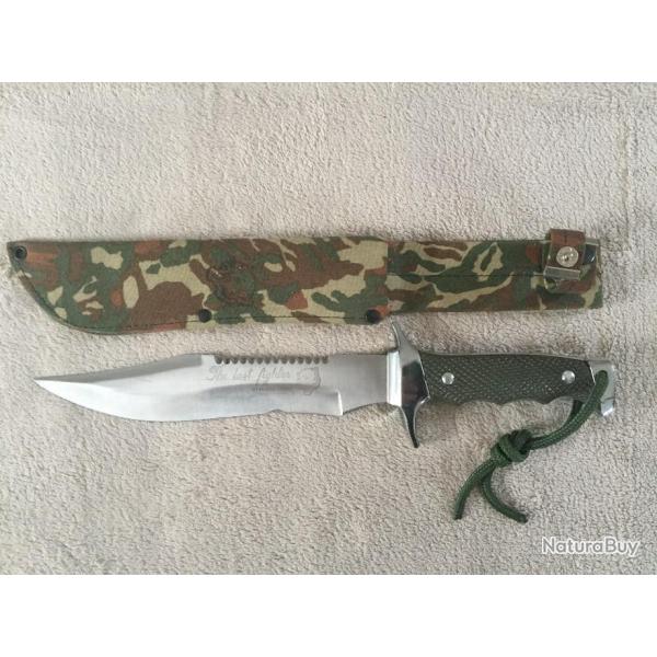 Couteau " THE LAST FIGHTER" avec sa Pochette scurit camouflage