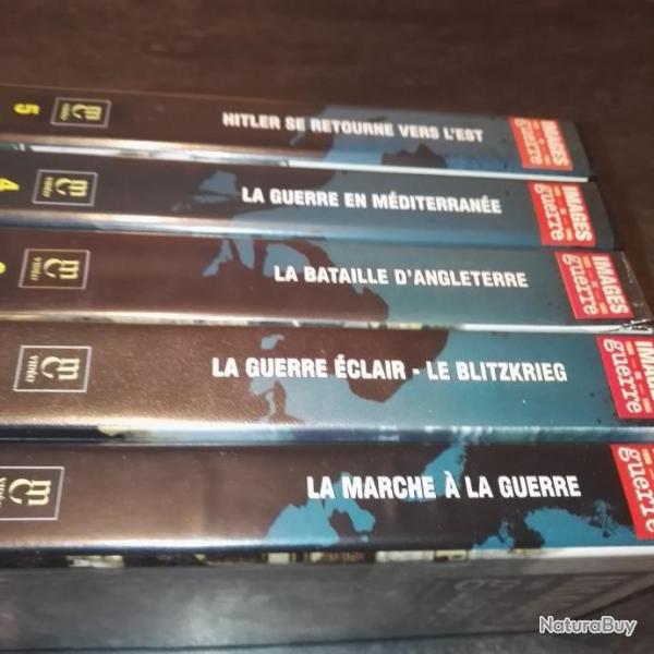 Lot de 5 VHS Images de Guerre 1939 - 1945