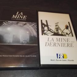 Lot de 2 VHS La Mine