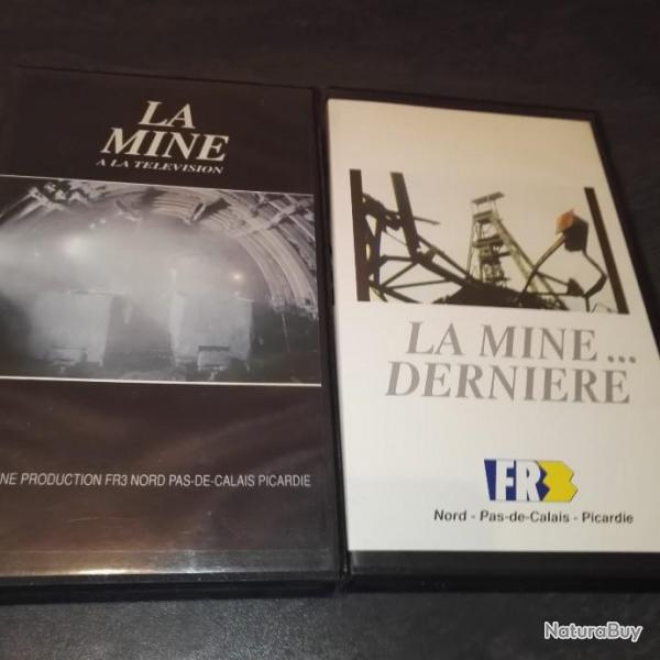 Lot de 2 VHS La Mine
