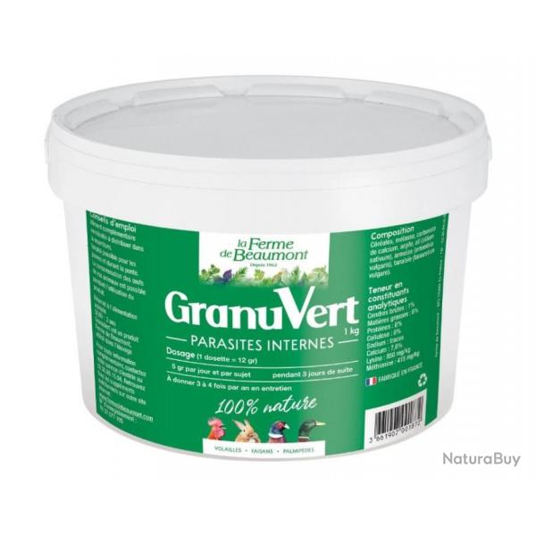 GranuVert 1 kg - purge en granuls