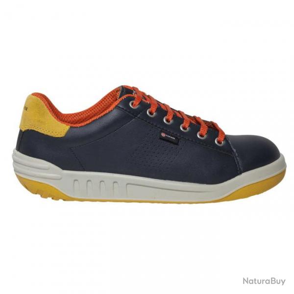 Sneakers de scurit casual pour femme Parade Protection JAMMA 36 Bleu / Jaune / Orange