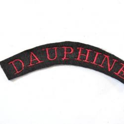 Repro titre d'épaule Dauphiné / France WWII WW2 Deuxième Guerre Mondiale, insigne d'épaule