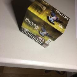 Pack Pigeon Tunet Calibre 12 - 36g - Cartouches calibre 12 ...