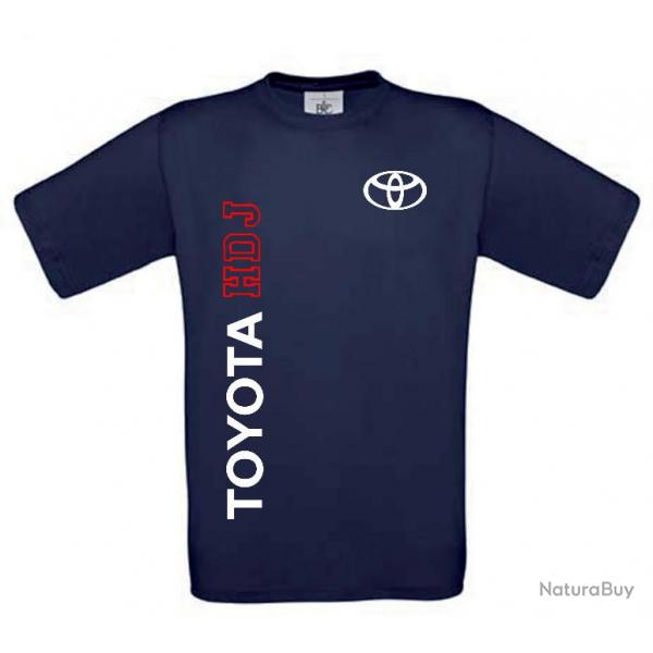 Tee shirt personalis TOYOTA HDJ - TS008 navy