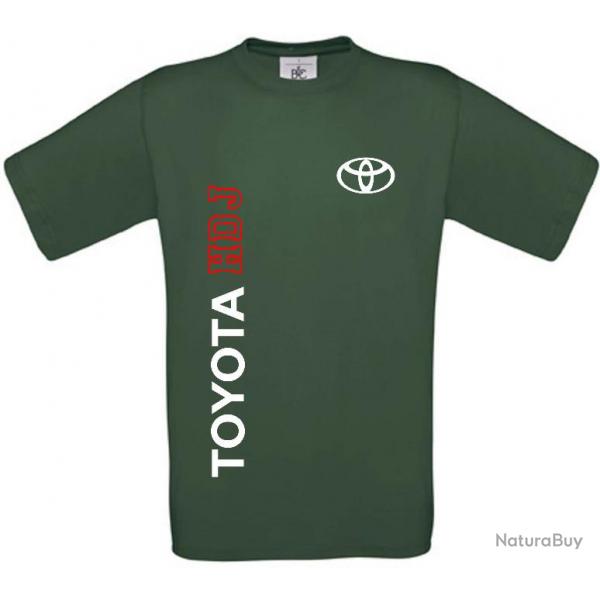 Tee shirt personalis TOYOTA HDJ - TS008 bottle green