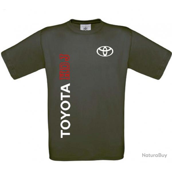 Tee shirt personalis TOYOTA HDJ - TS008 khaki