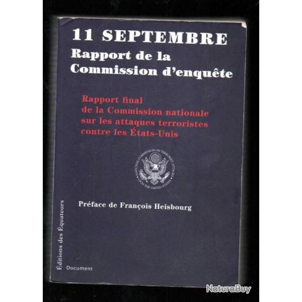 11 septembre rapport de la commission d'enqute rapport final de la commission nationale sur les