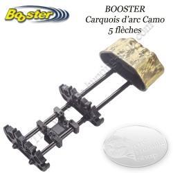 BOOSTER Carquois d'arc 5 flèches pour compound noir ou camo kryptek highlander  Kryptek Highlander