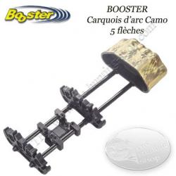 BOOSTER Carquois d'arc 5 flèches pour compound noir ou camo kryptek highlander  Kryptek Highlander