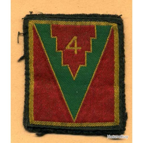 Ecusson 4 DI  -  4 Division d'Infanterie