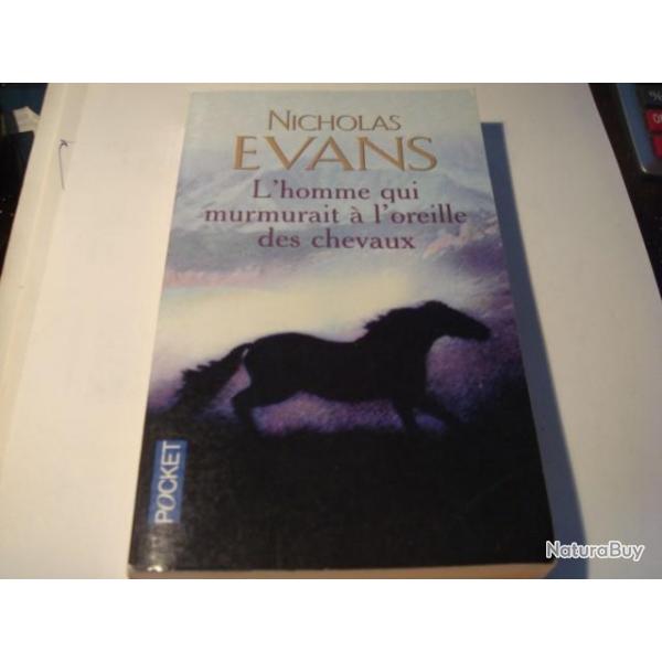 Livre Nicolas Evans L'homme qui murmurait  l'oreille des chevaux