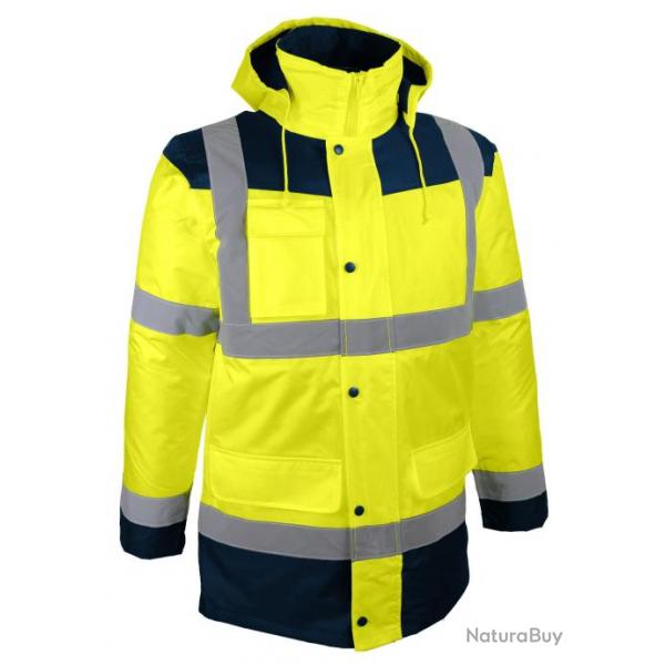 Parka fluo jaune ou orange 4 en 1 SINGER SAFETY PIAMA/PIAMO XL Jaune / Bleu Marine