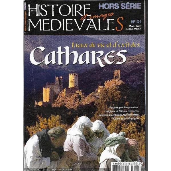 histoire et images mdivale n01 hors-srie, lieux de vie et d'exil des cathares