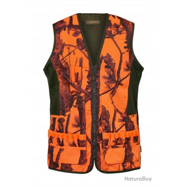 Gilet de chasse Savane rversible Ghostcamo Blaze Black Percussion