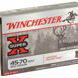 Balle Winchester Super X Jacketed Hollow Point calibre 45/70