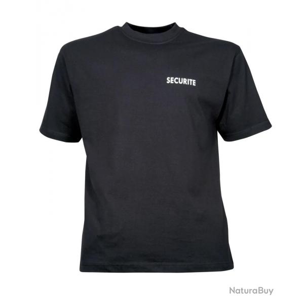 T shirt scurit Noir CityGuard