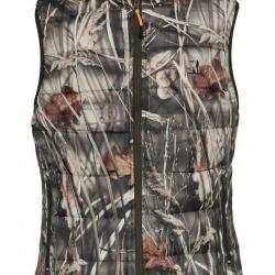 Gilet Warm réversible Ghostcamo Wet Marron Percussion