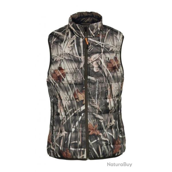 Gilet Warm rversible Ghostcamo Wet Marron Percussion