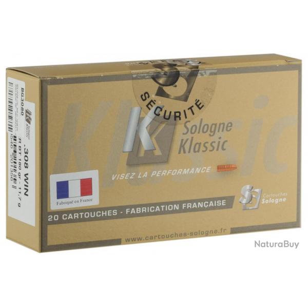 Balles De Chasse Sologne Klassic Calibre 308 Win Nosler Ballistic Tip