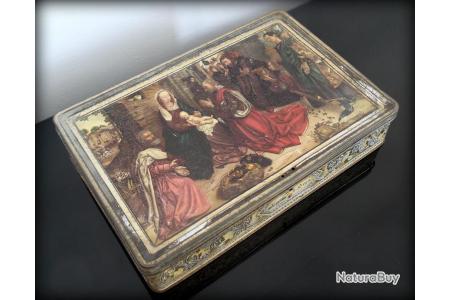Boite A Gateaux Ancienne Scene Religieuse Collection Collectionneur Objets Divers