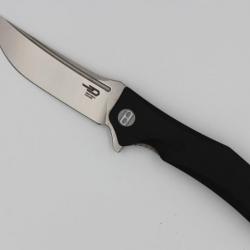 Couteau Bestech Knives Scimitar Lame Acier D2 Manche Black G-10 Linerlock BTKG05A1