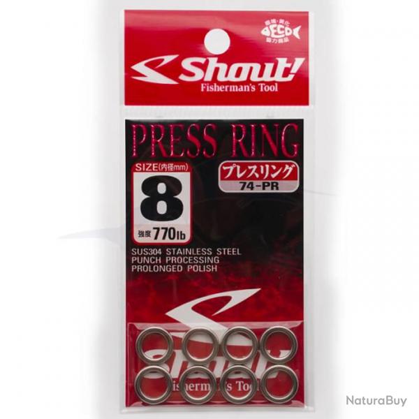Anneaux souds Shout Press Ring (74-PR) 8