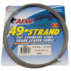 Cable acier AFW 9m (90, 175, 275 ou 600 lbs) 175lb